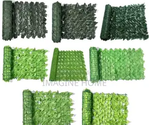 Artificial Dark Green Fences Balcony Decor