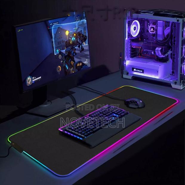 Anti-Slip Gaming Mouse Mat Desk PC Laptop Keyboard Pad UK