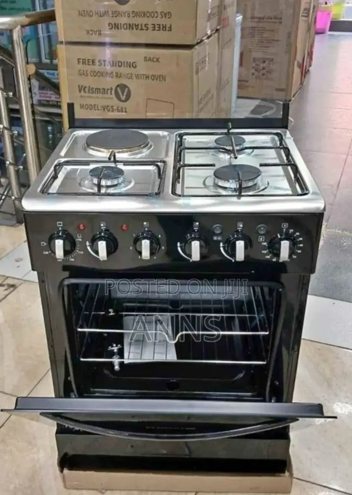 Volsmart 60×60 Free Standing 3+1 Cooker