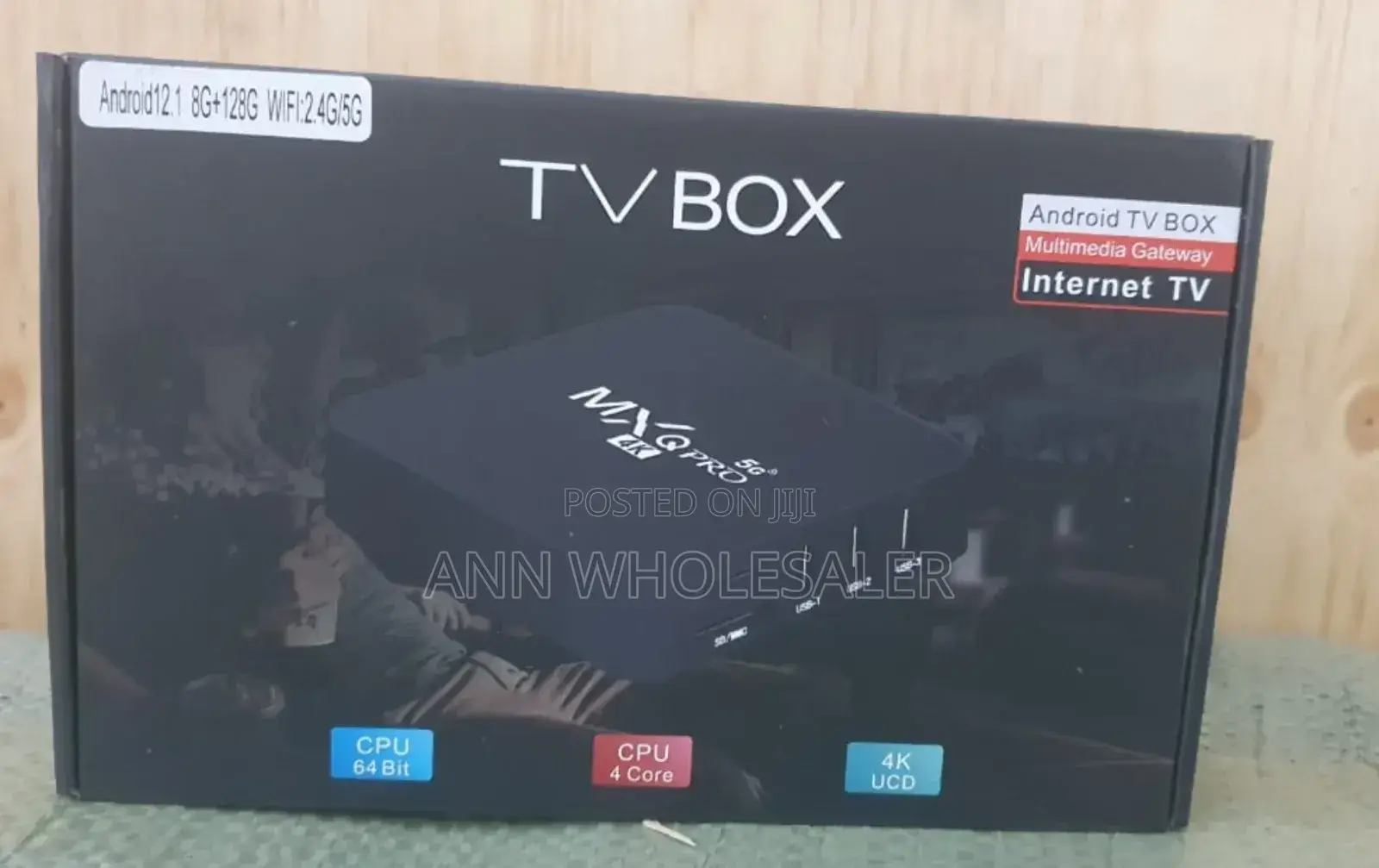8gb+128gb MXQ PRO Android 12 Smart TV Box B-5