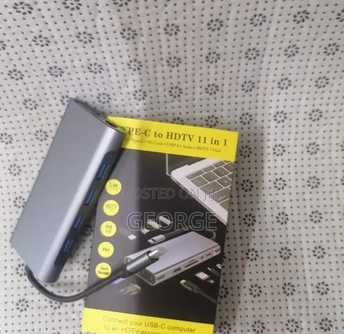 Type C 11in1 to HDTV Adapter Available Lan