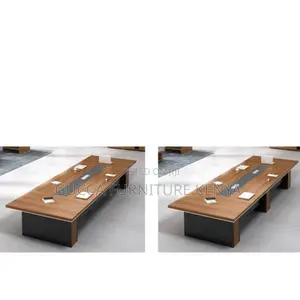Office Tables:3 Meters Manufactured Wood Boardroom Desk