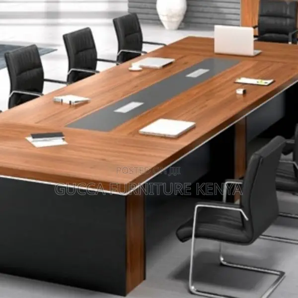 Office Tables:3 Meters Manufactured Wood Boardroom Desk