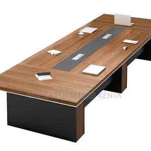 Office Tables:3 Meters Manufactured Wood Boardroom Desk