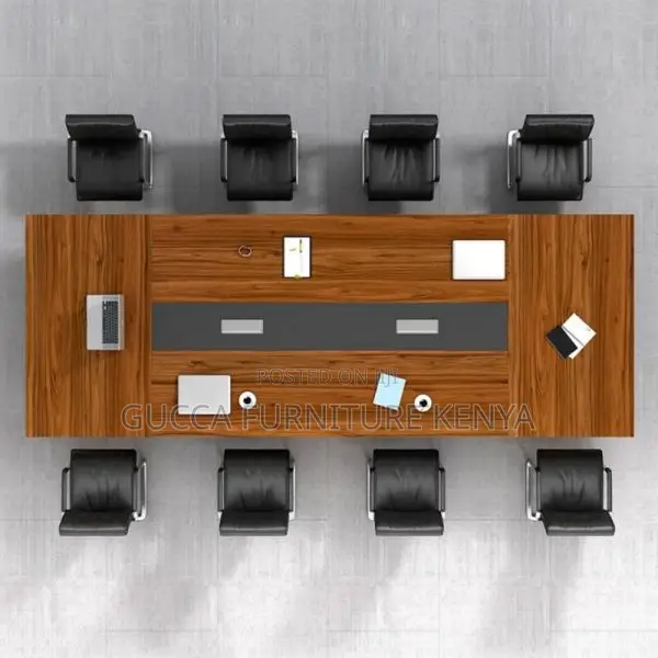 Office Tables:3 Meters Manufactured Wood Boardroom Desk