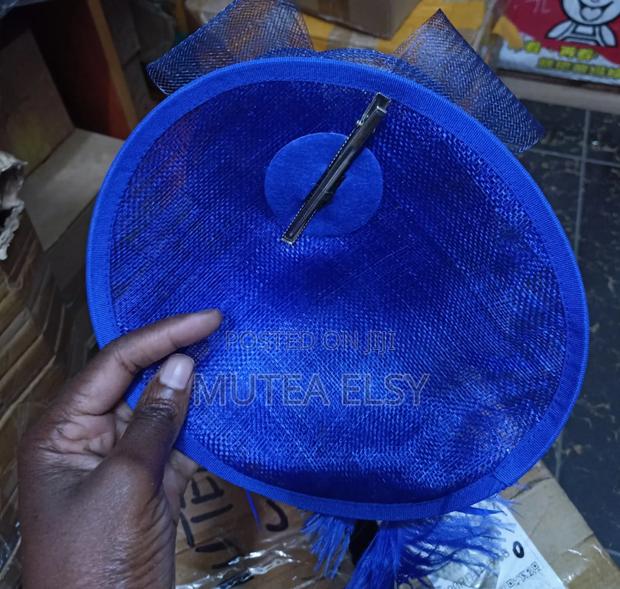 Royal Blue Executive Fascinators - main view