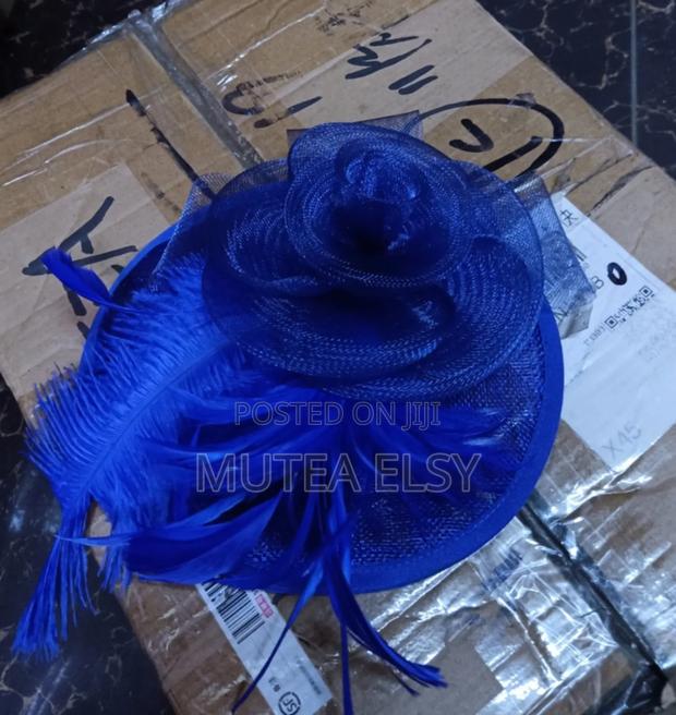 Royal Blue Executive Fascinators - thumbnail 3