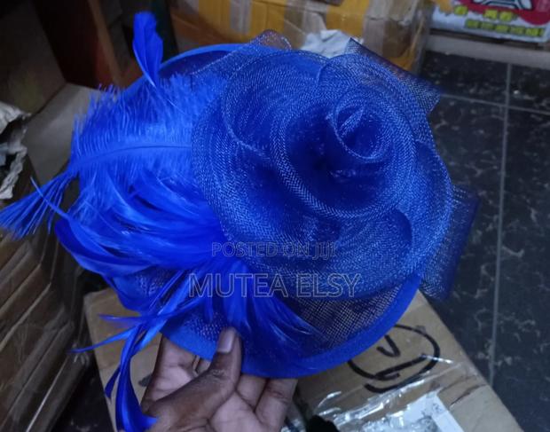 Royal Blue Executive Fascinators - thumbnail 4
