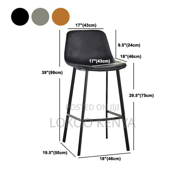 Home Chair: Modern Design High Stool Counter Bar - thumbnail 2