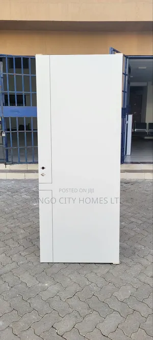 White Laminated Wooden Interior Door - Imported