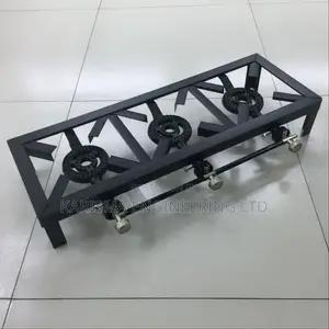 Heavy Duty Mild Steel Three Burner