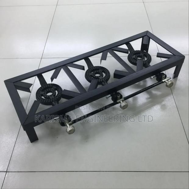 Heavy Duty Mild Steel Three Burner - main view