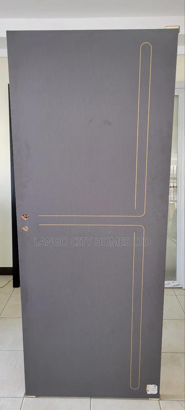 Dark Grey Imported Laminated MDF Doors