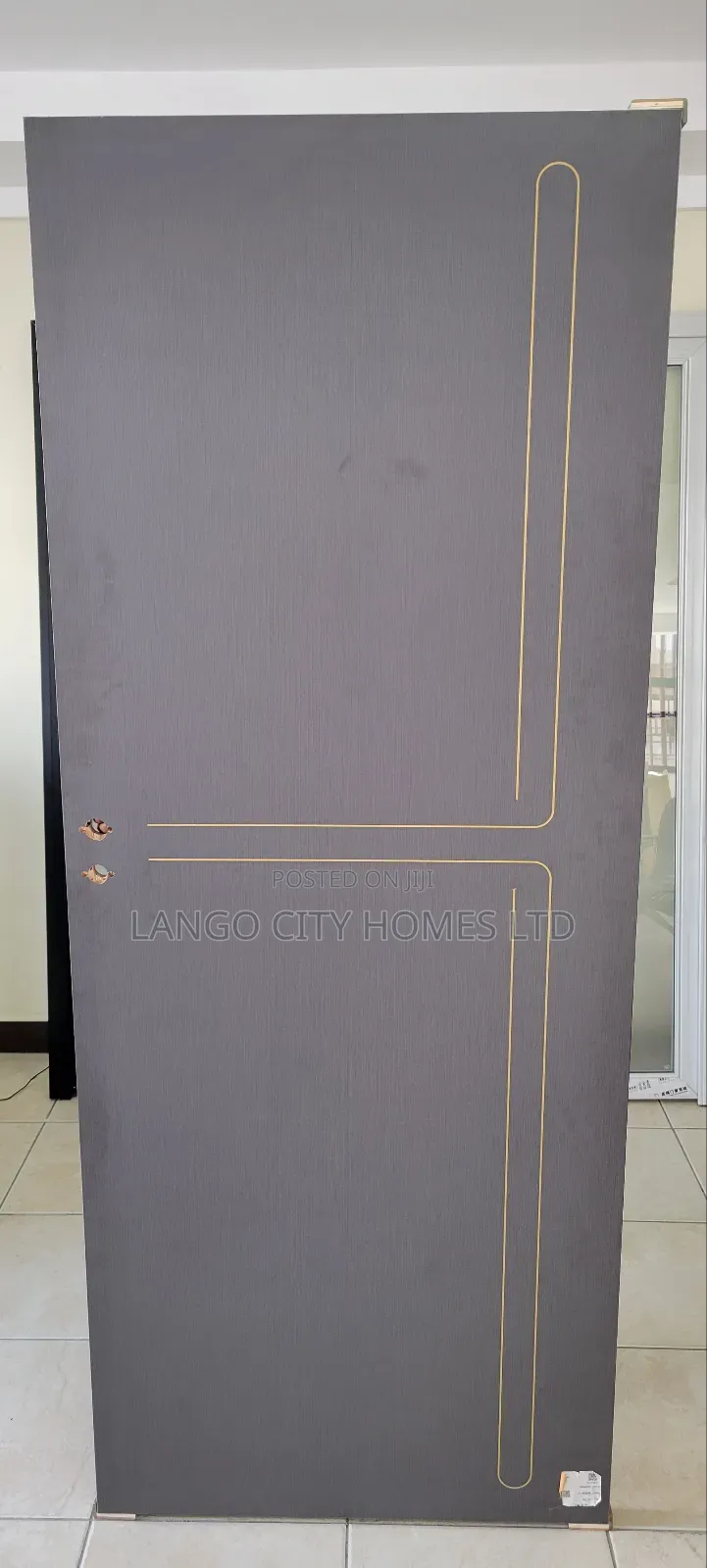 Dark Grey Imported Laminated MDF Doors