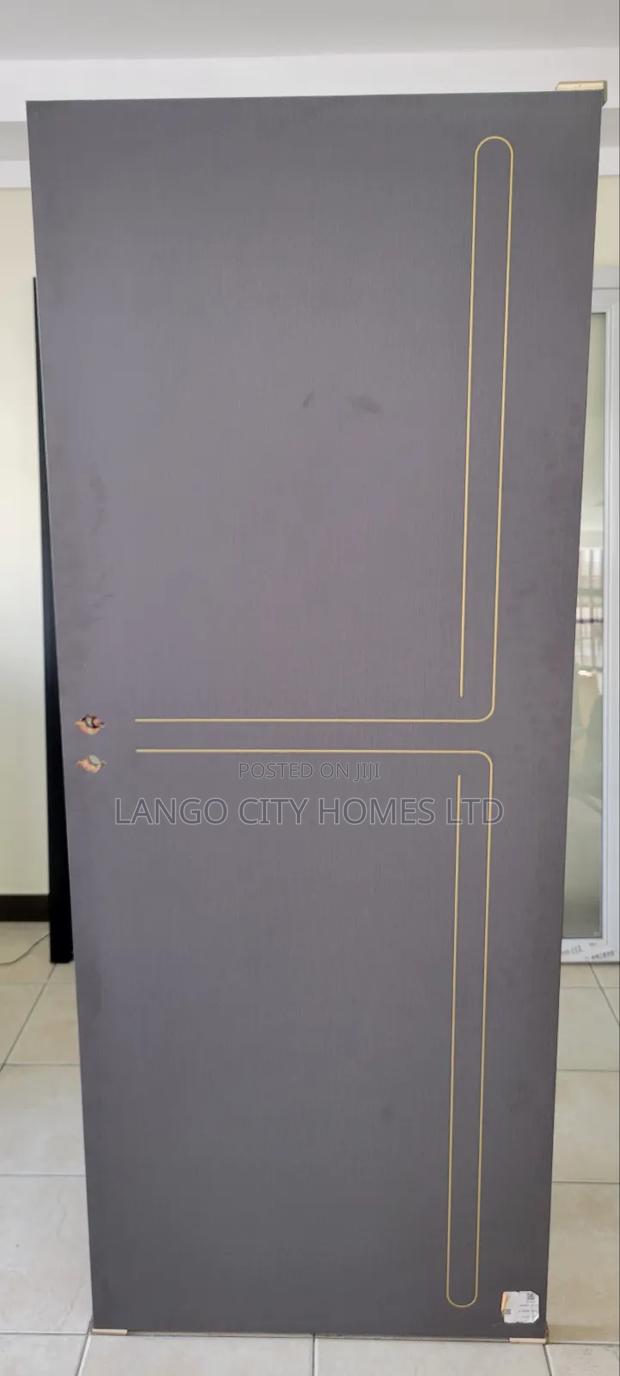 Dark Grey Imported Laminated MDF Doors - thumbnail 3
