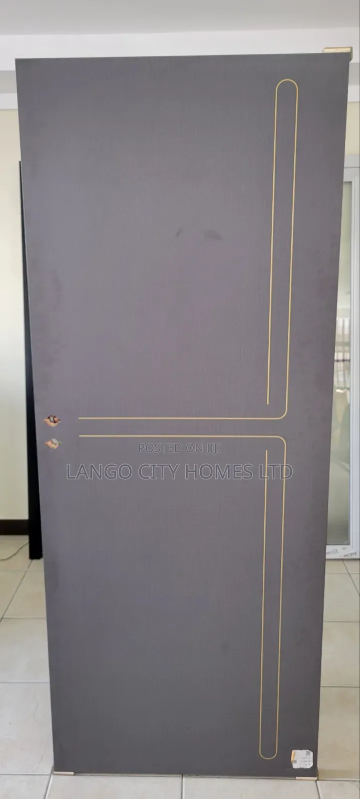 Dark Grey Imported Laminated MDF Doors
