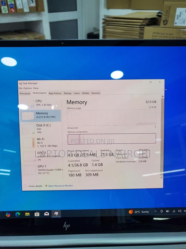 Laptop HP Zbook Studio G7 32GB Intel Core I9 SSD 512GB - thumbnail 3