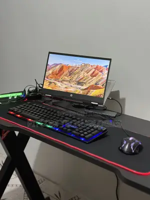 Gaming Table With Lighting. Free Mousepad