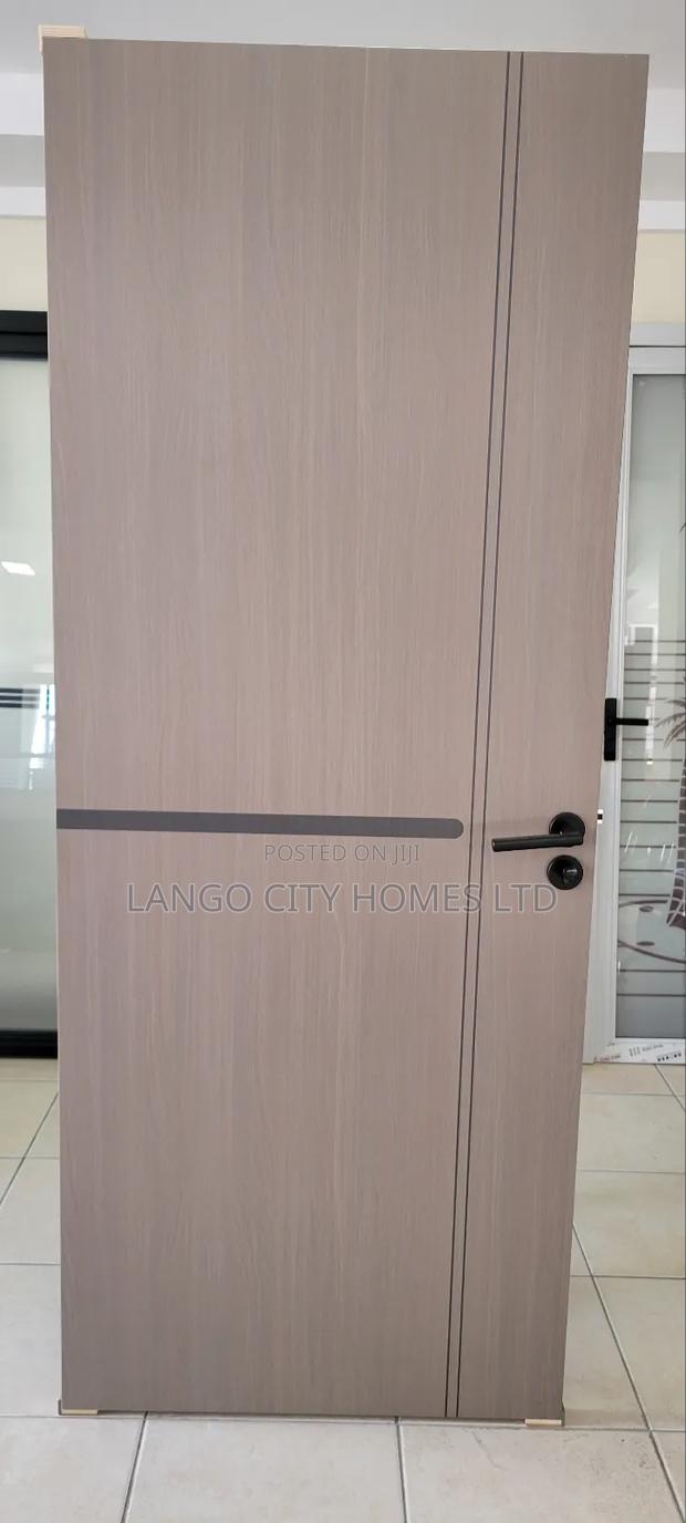 Imported Brown With a Touch of Grey Wooden Door