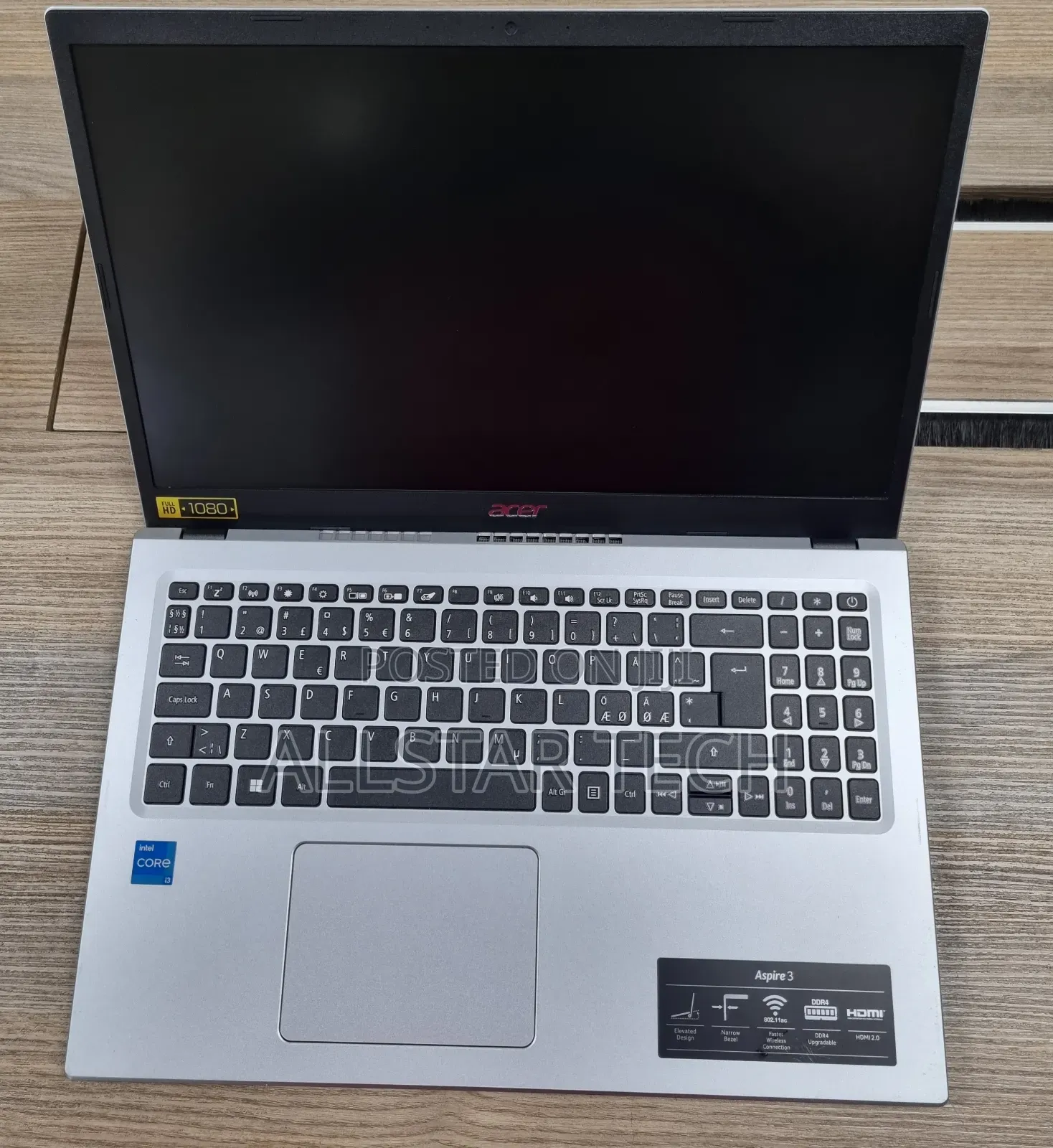Laptop Acer Aspire 3 8GB Intel Core I3 SSD 256GB