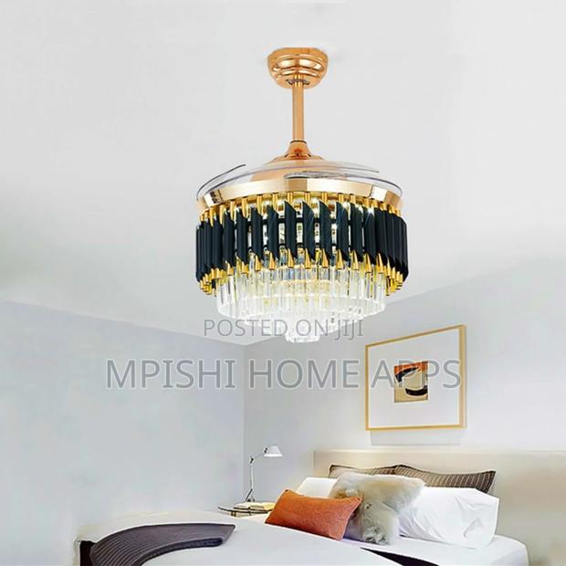 42" Ceiling Fan With LED Light BK+GB - thumbnail 2