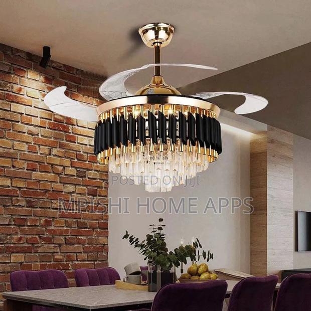 42" Ceiling Fan With LED Light BK+GB - thumbnail 3