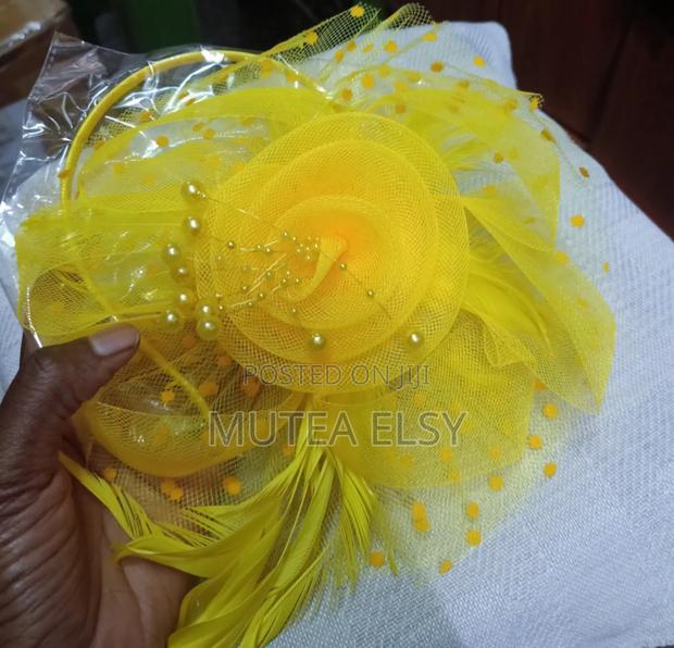 Yellow Fascinators - thumbnail 3