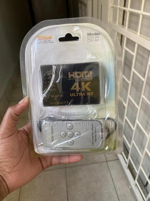 Hdmi 5x1 5 Port Switch/Switcher With Ir Remote - main view