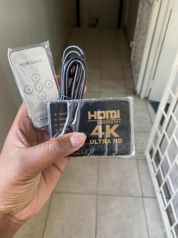 Hdmi 5x1 5 Port Switch/Switcher With Ir Remote - thumbnail 3