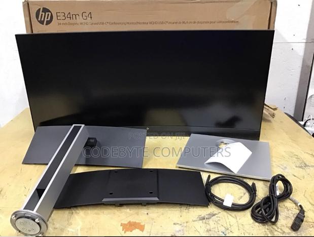 Hp E34m G4 34" Wqhd Curved Usb-c Conferencing Monitor