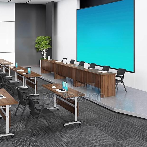 Office Chairs With Armrest; Foldable Training Room Seats - thumbnail 4