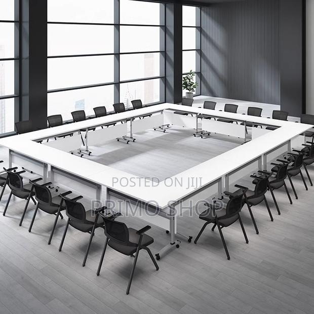 Office Chairs With Armrest; Foldable Training Room Seats - thumbnail 5