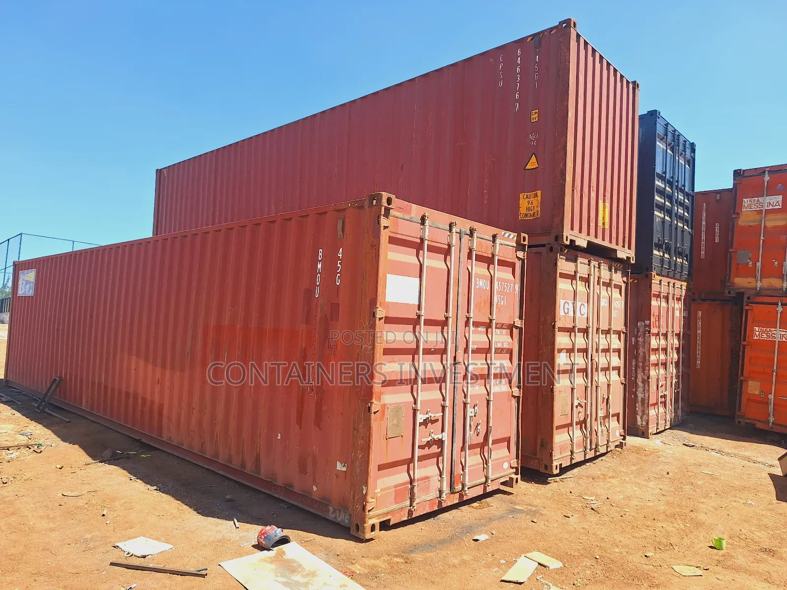 40ft Empty Containers for Sale- Registered Supplier