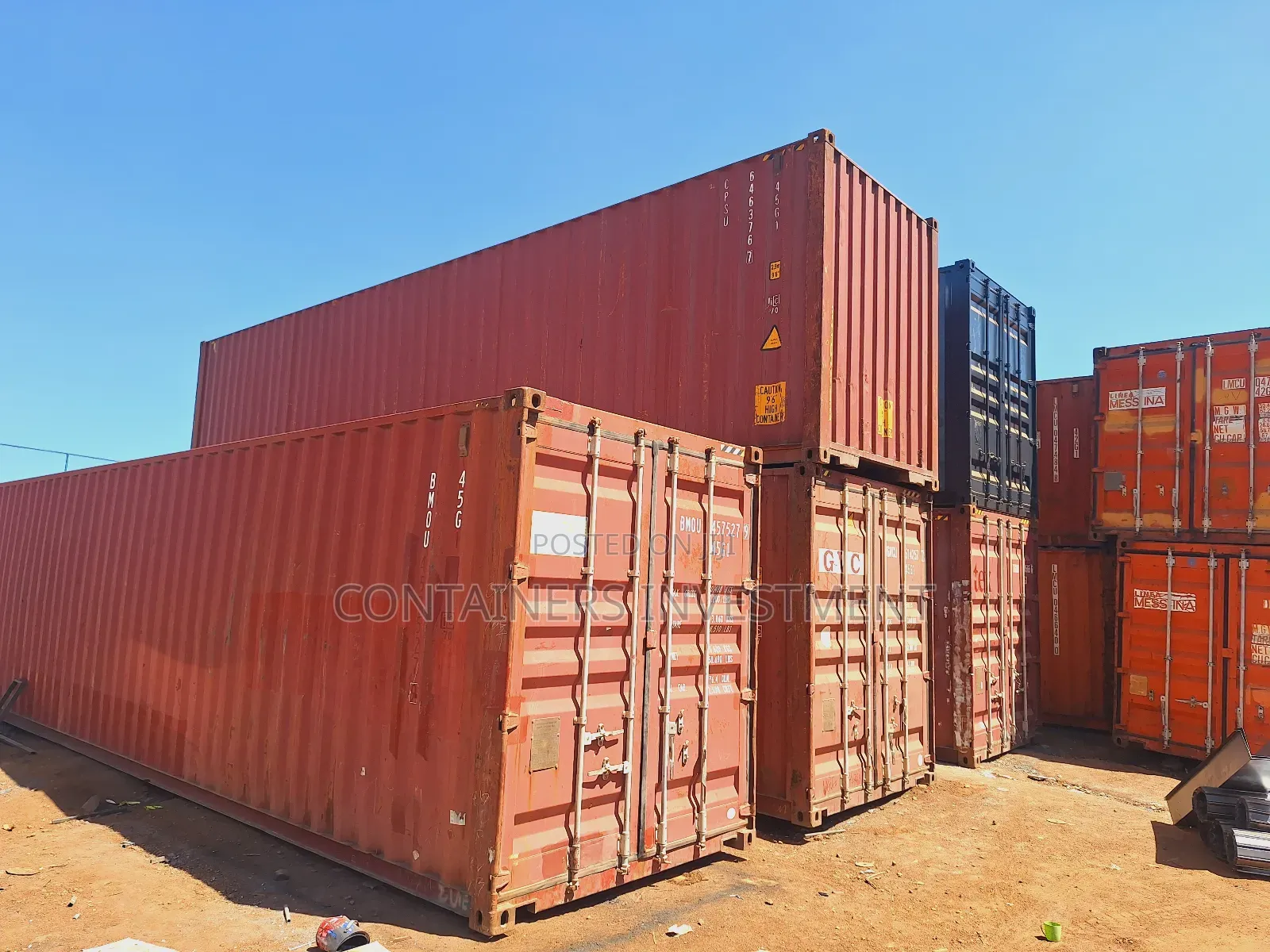 40ft Empty Containers for Sale- Registered Supplier