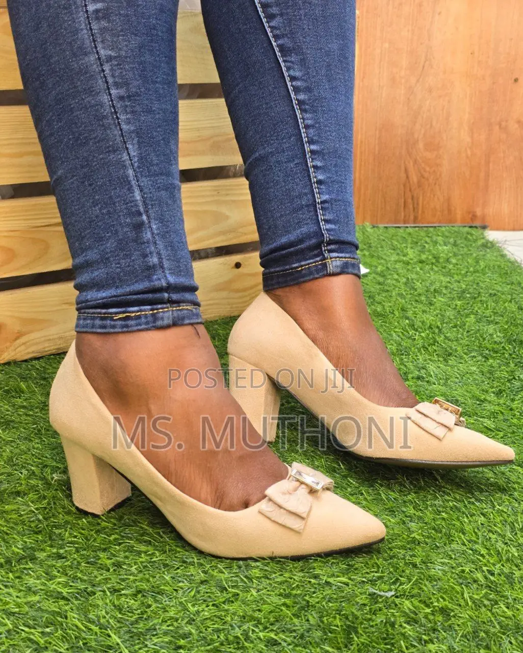 Ladies Block Heels Shoes 37-41