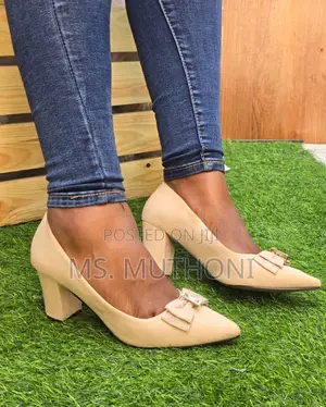 Ladies Block Heels Shoes 37-41
