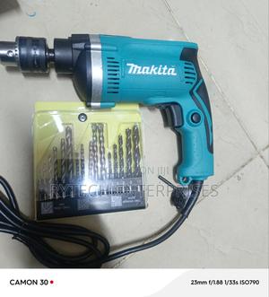Makita Hammer Drill + Combination Drill Bits Set - main view