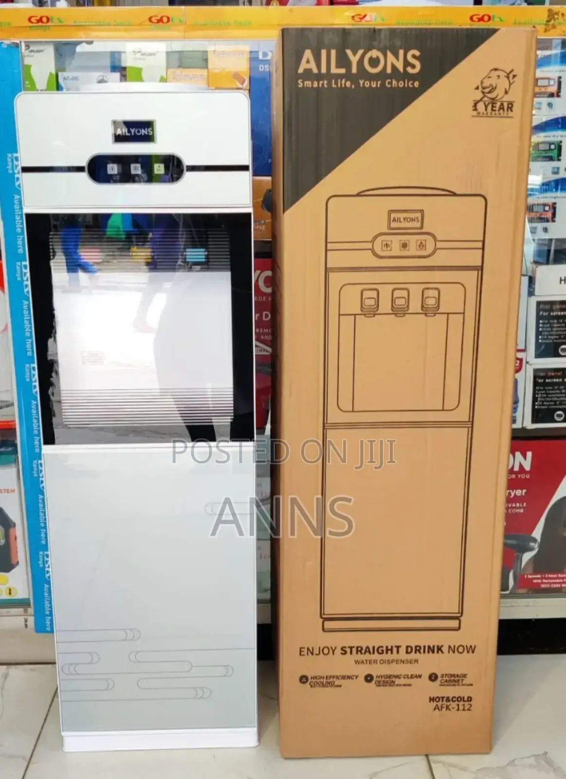 Ailyons Silver 3-Tap Water Dispenser