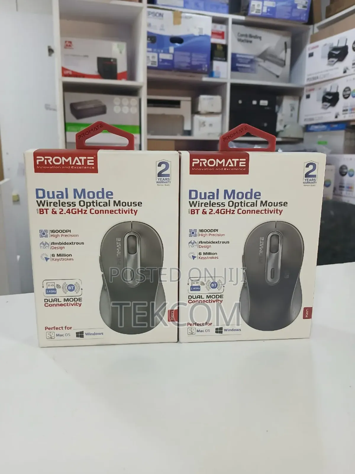Promate Ken Dual Mode Wireless Mouse