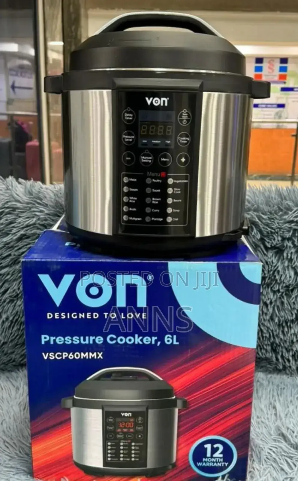 Von 6 Litres Digital Electric Microwave