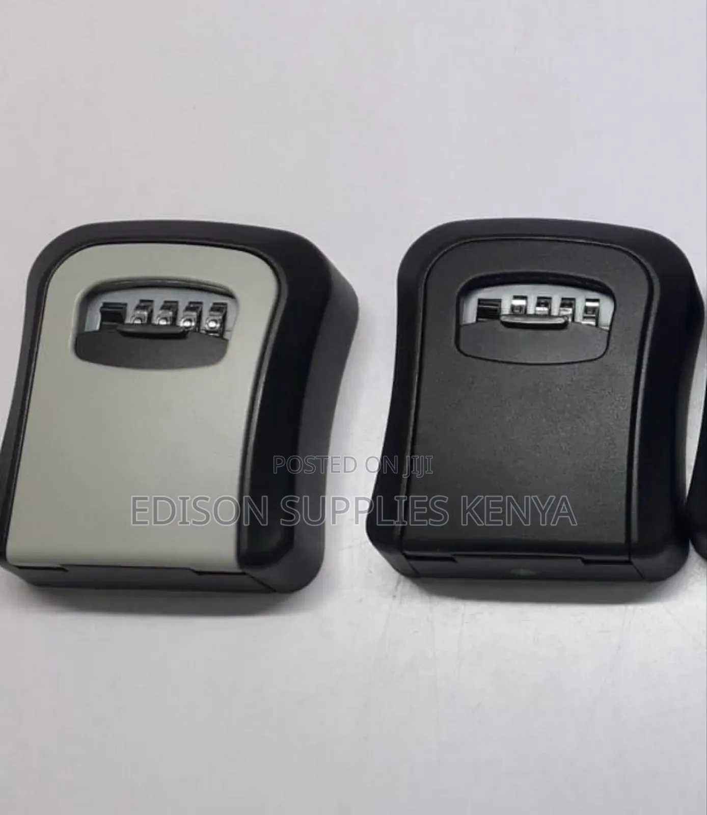 Key Storage Box Wall Mounted Metallic 4 Digit Combination