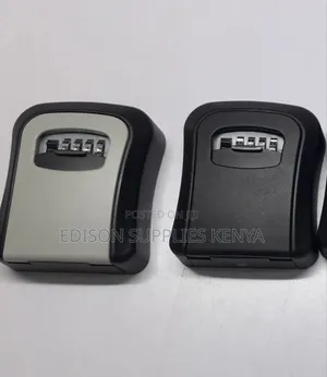 Key Storage Box Wall Mounted Metallic 4 Digit Combination