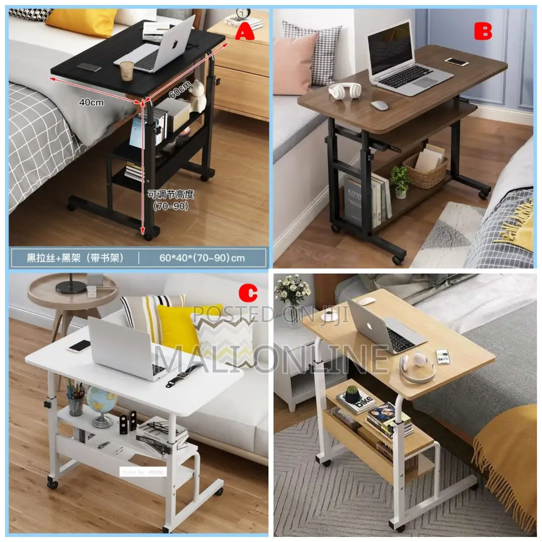 Ajustable Multipurpose Laptop Desk Work Station With Wheels