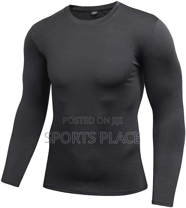 New Black Base Layer Stretcher Compression Shirt - thumbnail 4