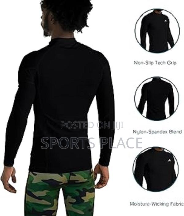 New Black Base Layer Stretcher Compression Shirt - thumbnail 6