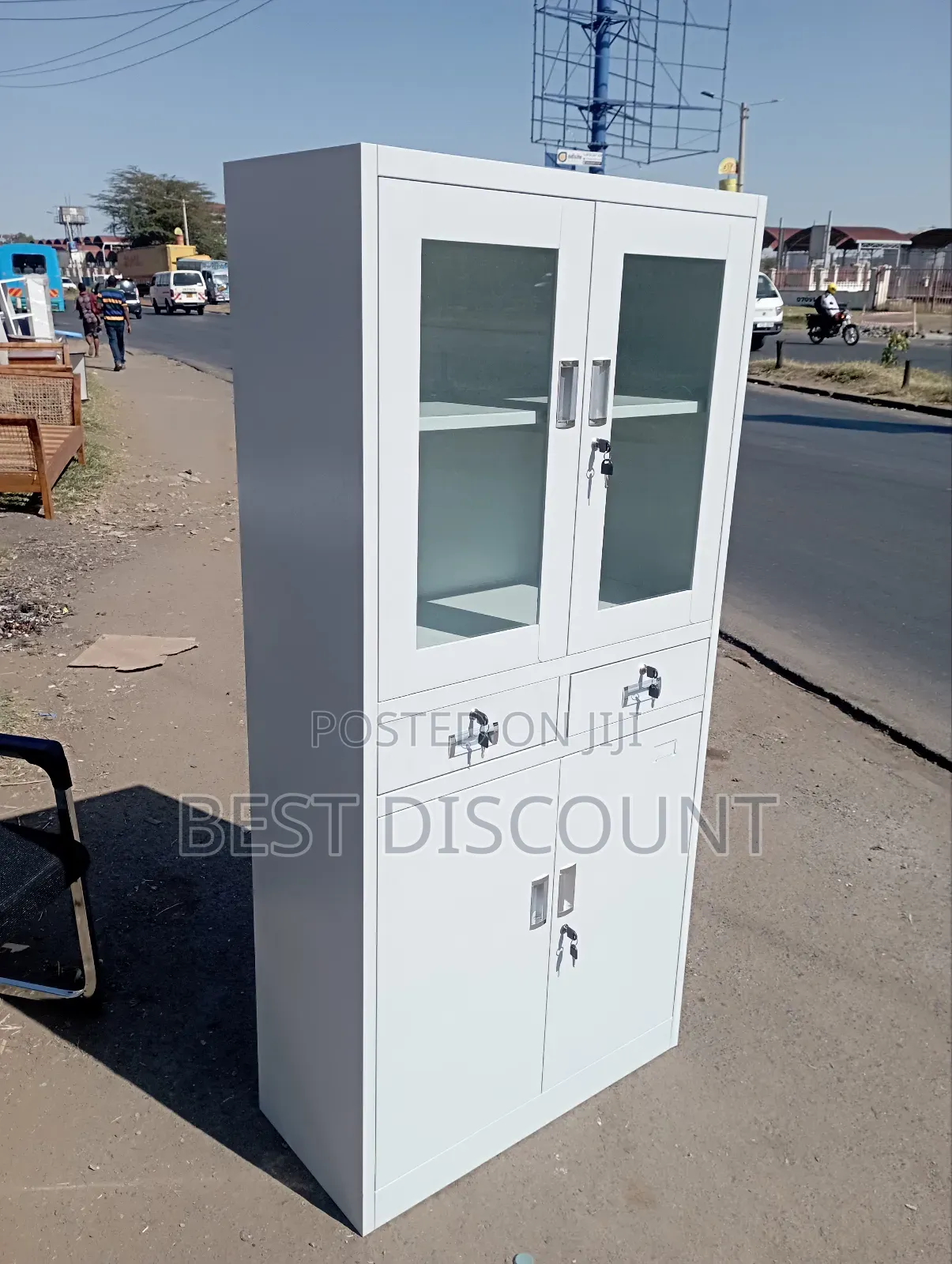 Glass File Cabinet