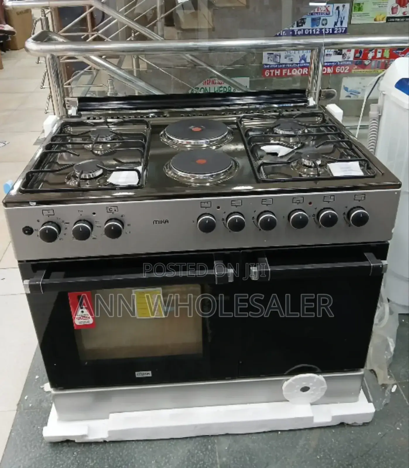 Electric Oven Mika 60 by 90 4gas + 2 Electric B1