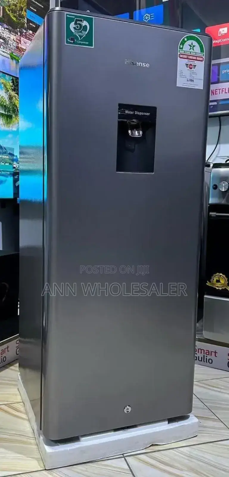 176 Litres Fridge With Water Dispenser - Hisense