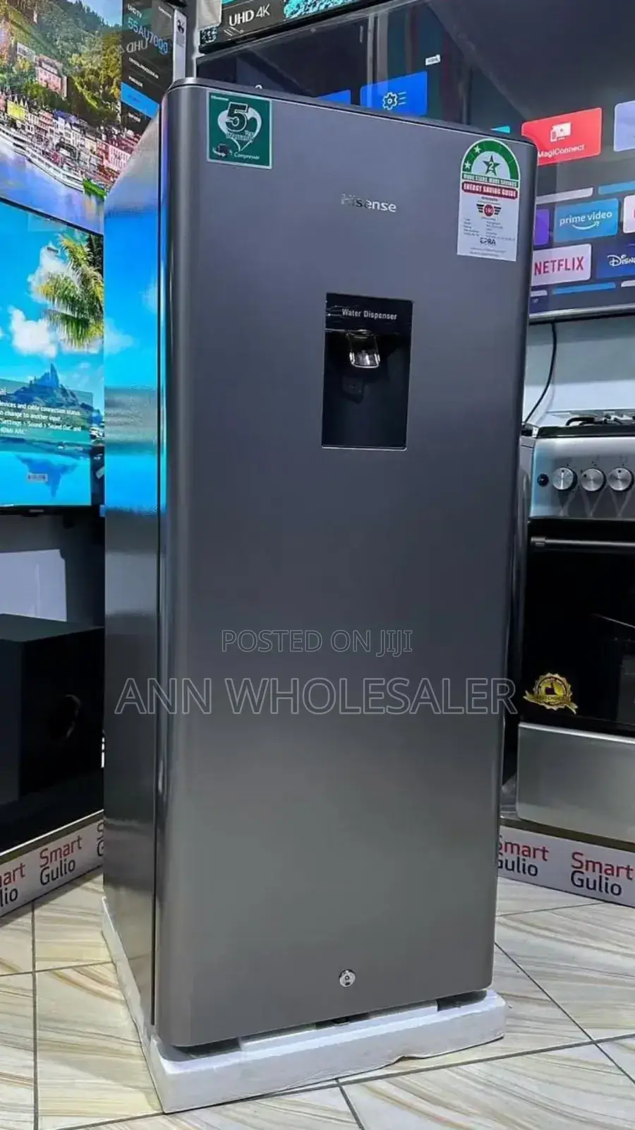 New Model -176 Litres Fridge With Water Dispenser - Hisense