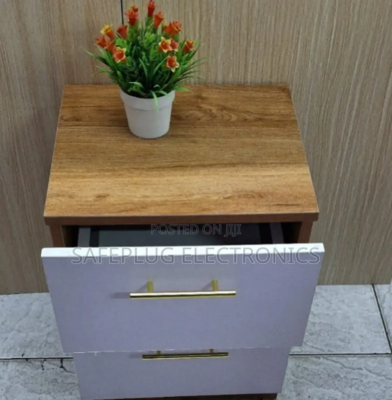 Bedside Drawers Julz 2 Drawer Storage Space